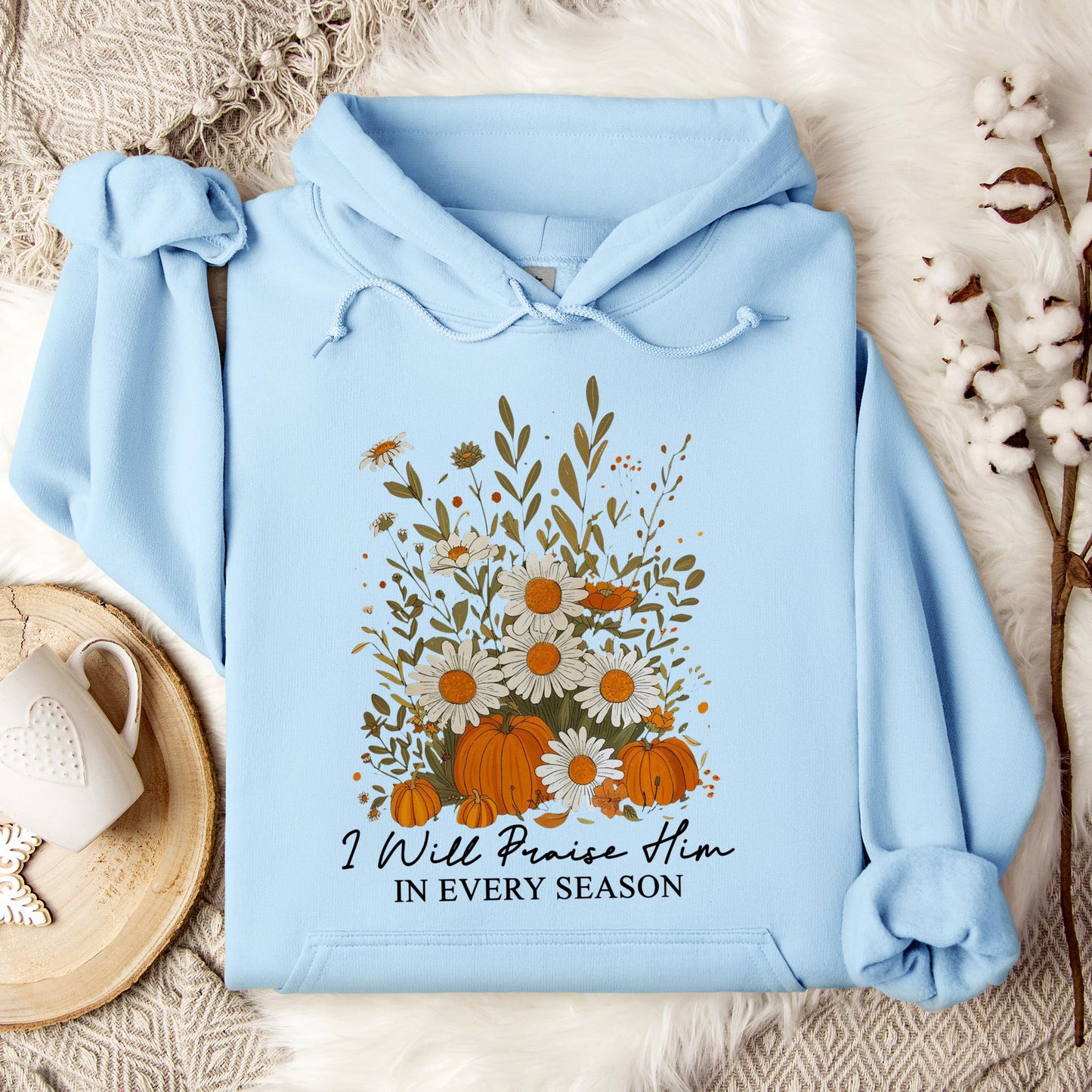 I Will Praise Him In Every Season Hoodie