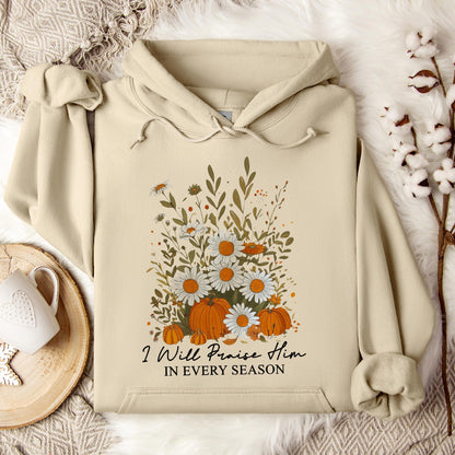 I Will Praise Him In Every Season Hoodie
