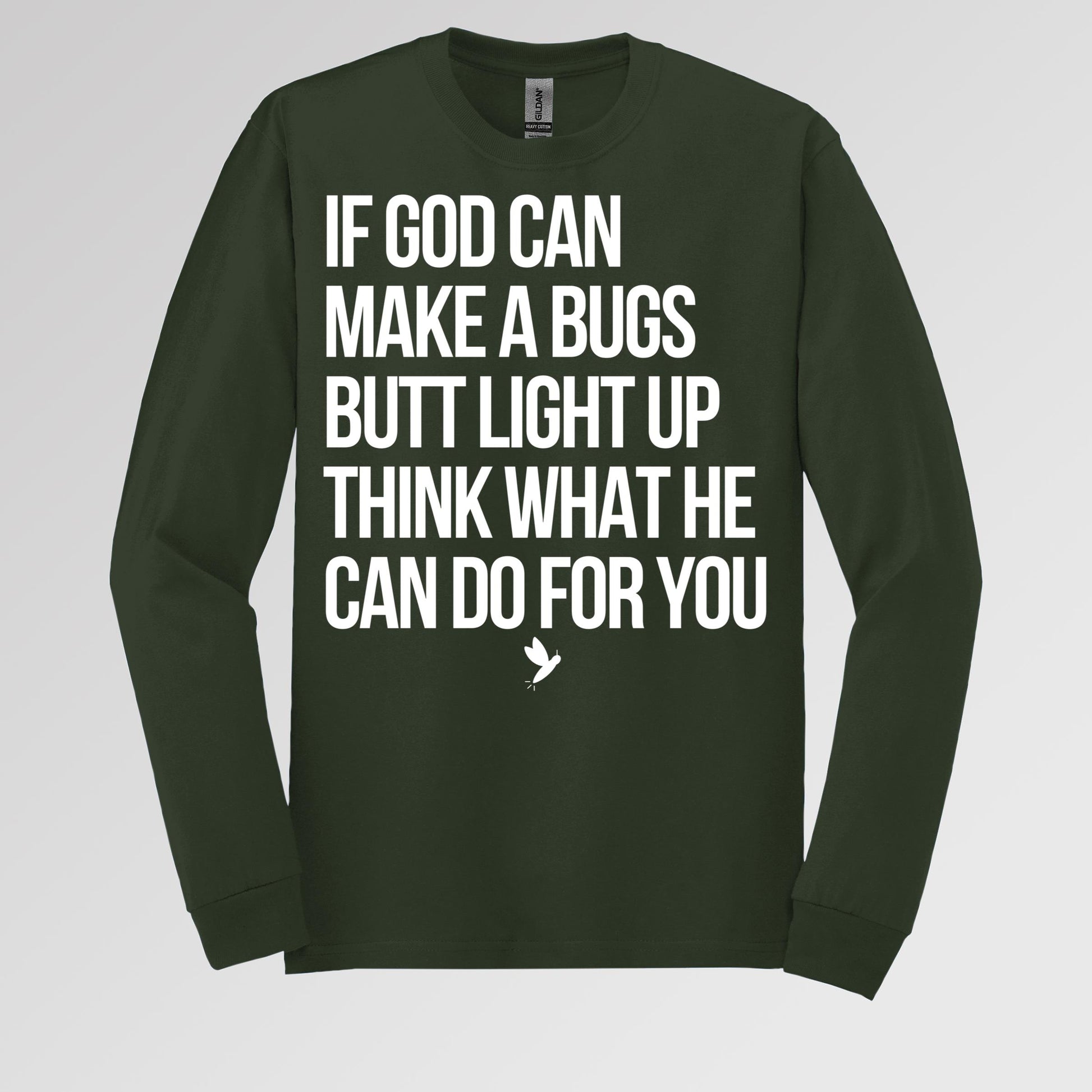 If God Can Make A Bugs Butt Light Up Think What He Can Do For You 01