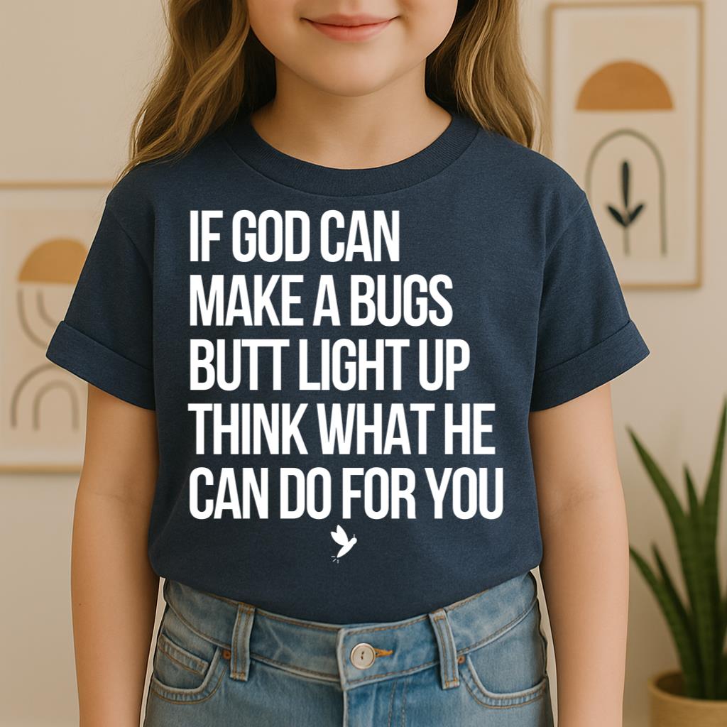 If God Can Make A Bugs Butt Light Up Think What He Can Do For You 01