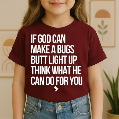 If God Can Make A Bugs Butt Light Up Think What He Can Do For You 01
