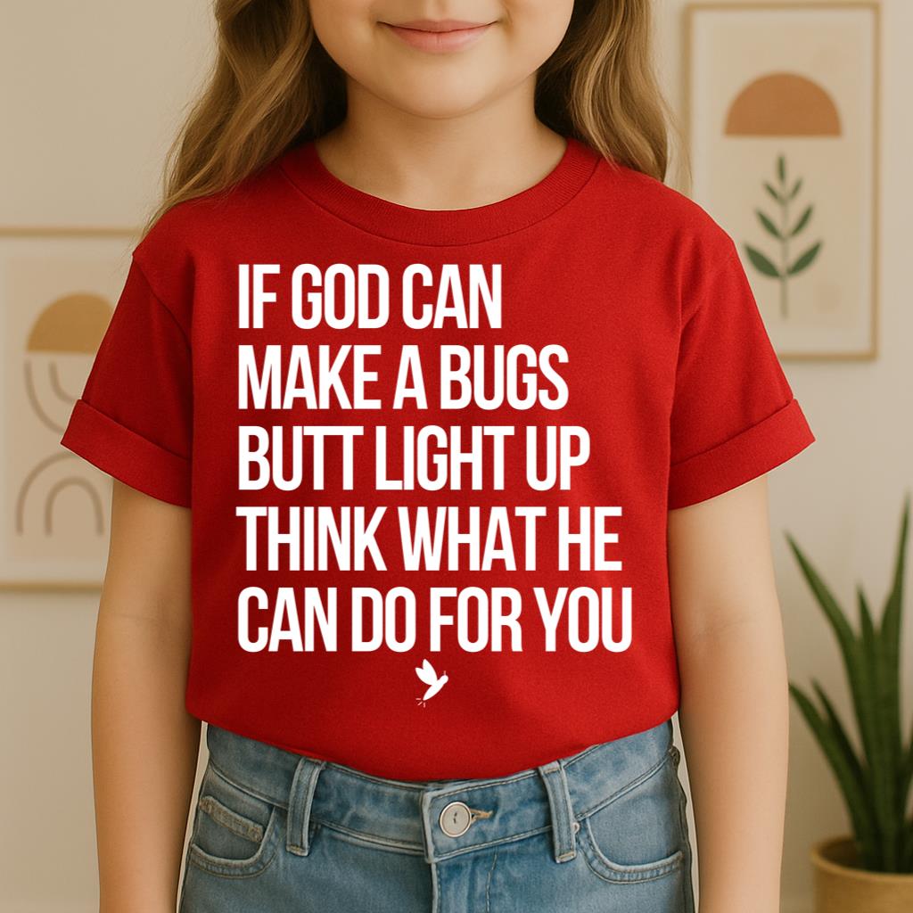 If God Can Make A Bugs Butt Light Up Think What He Can Do For You 01