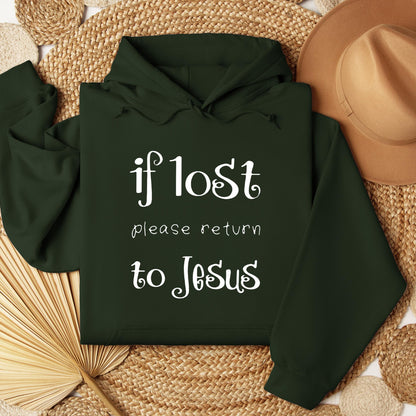 If Lost Please Return To Jesus