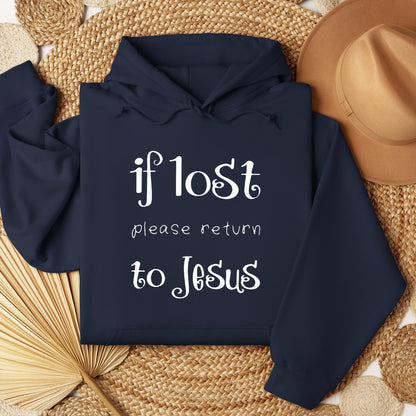 If Lost Please Return To Jesus