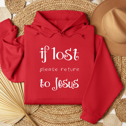 If Lost Please Return To Jesus