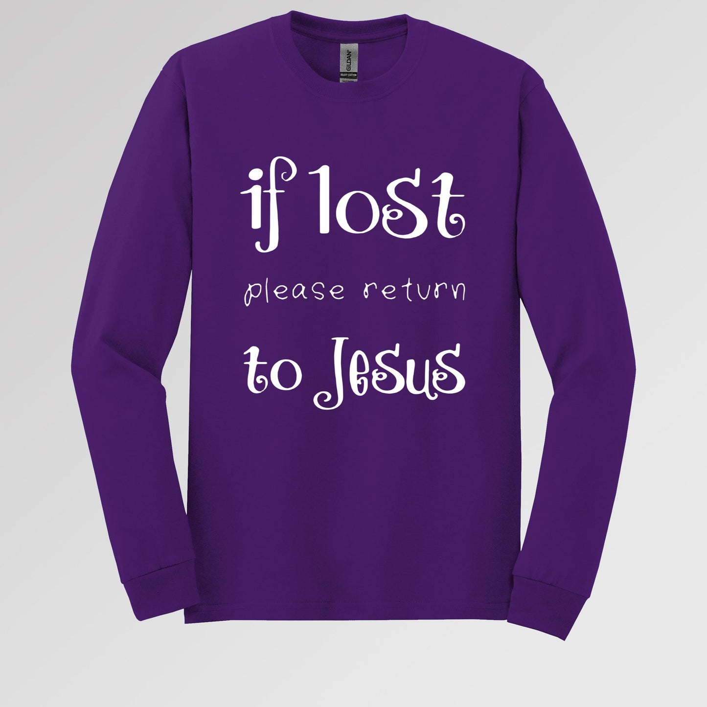 If Lost Please Return To Jesus