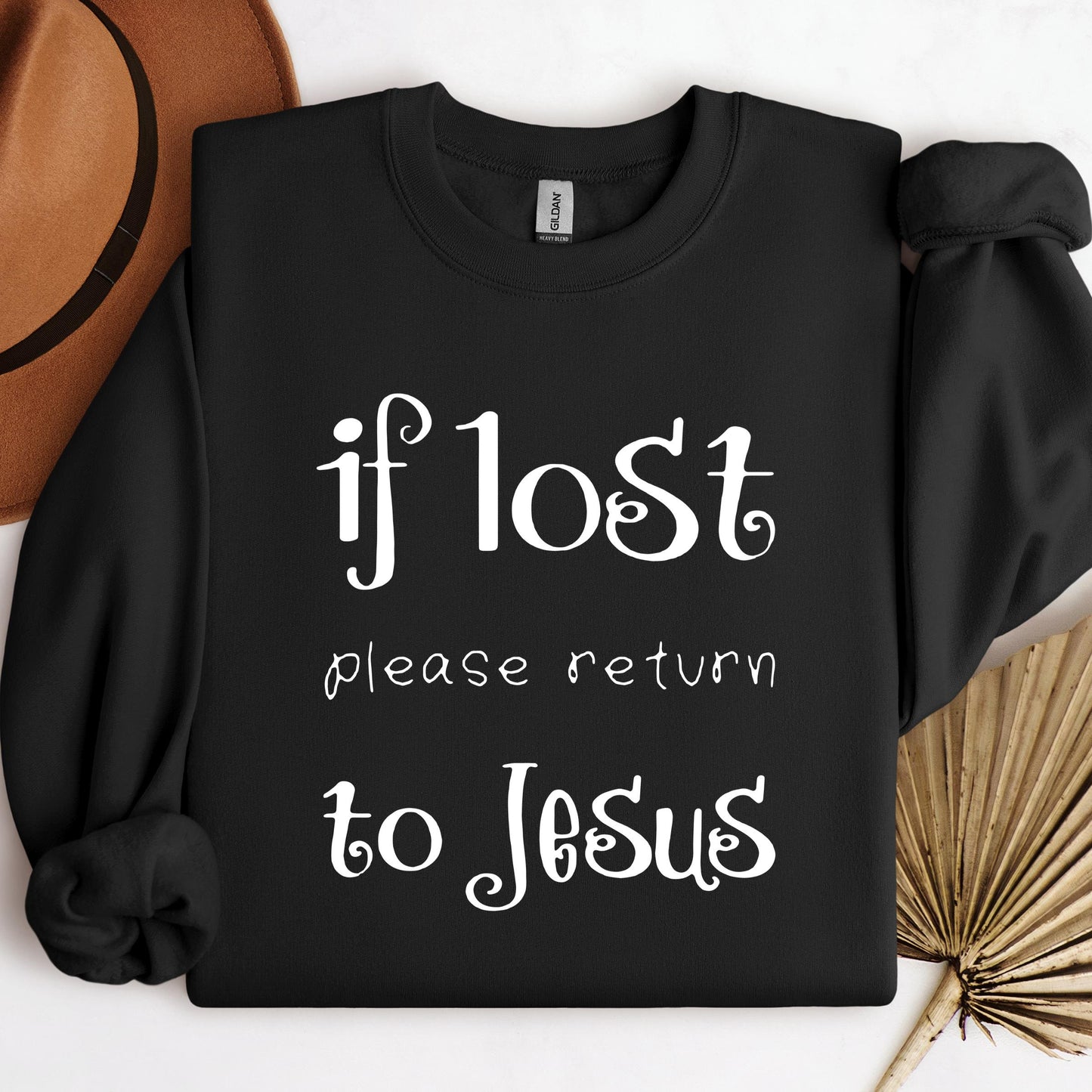 If Lost Please Return To Jesus