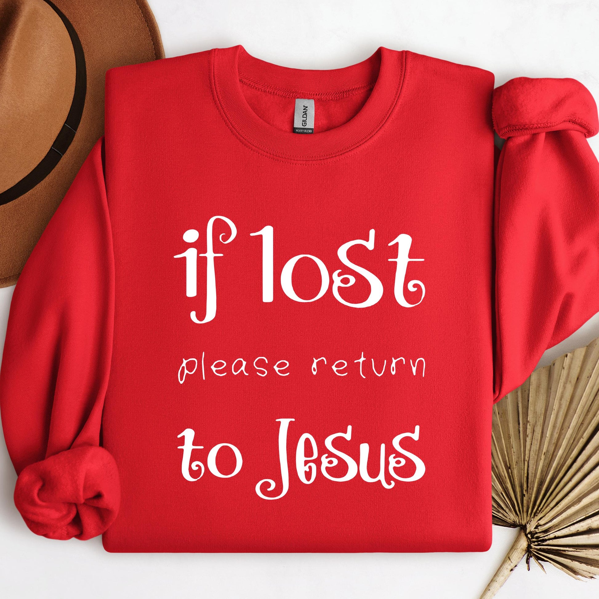 If Lost Please Return To Jesus