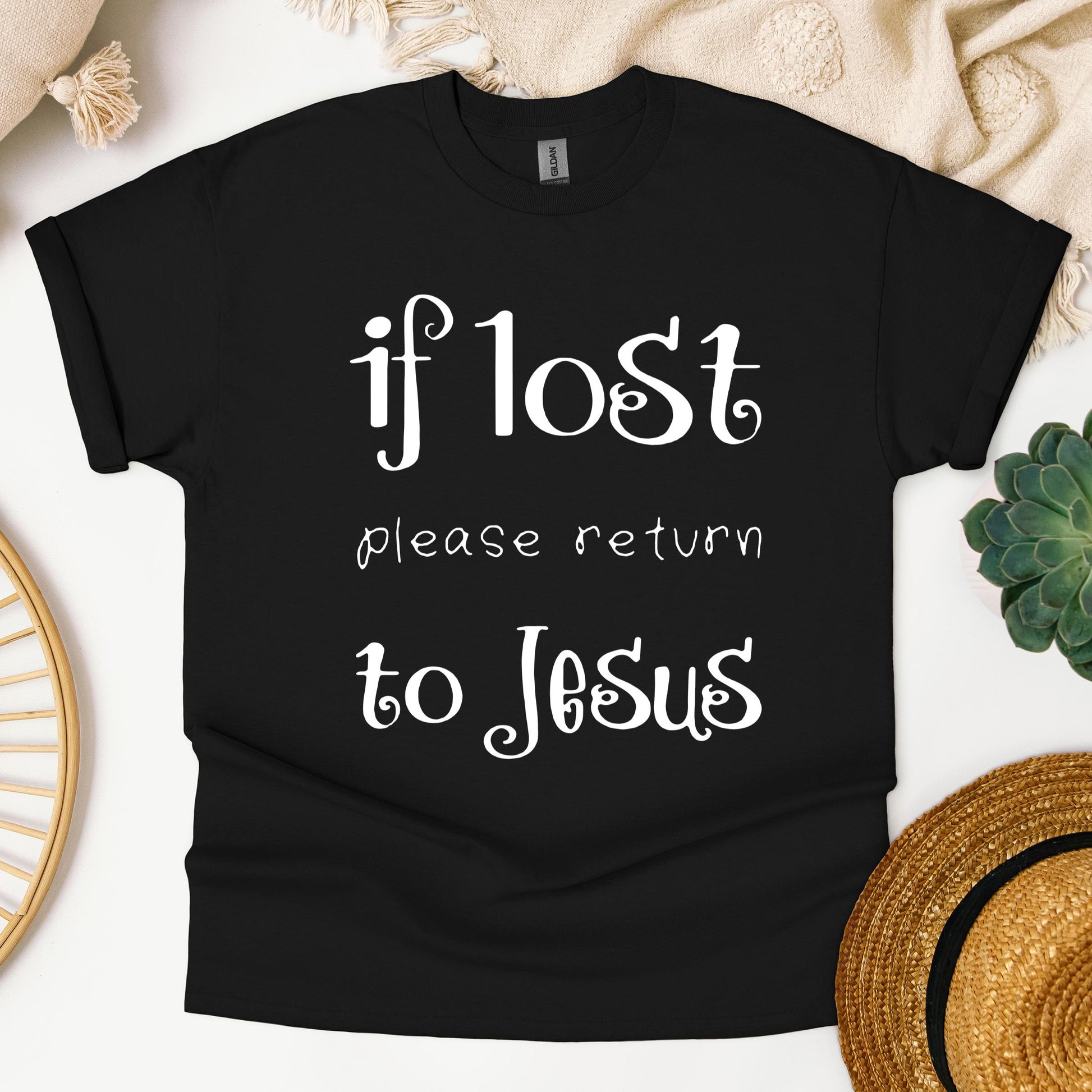 If Lost Please Return To Jesus