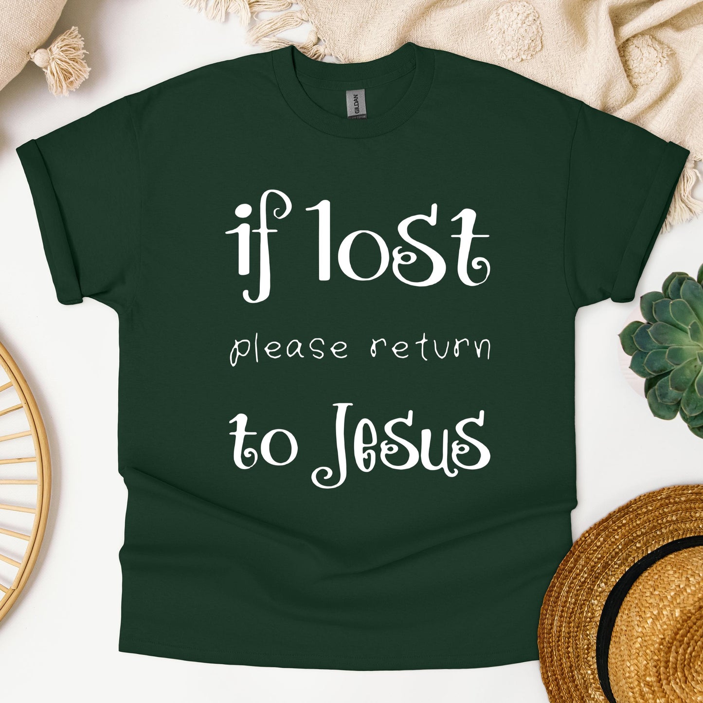 If Lost Please Return To Jesus