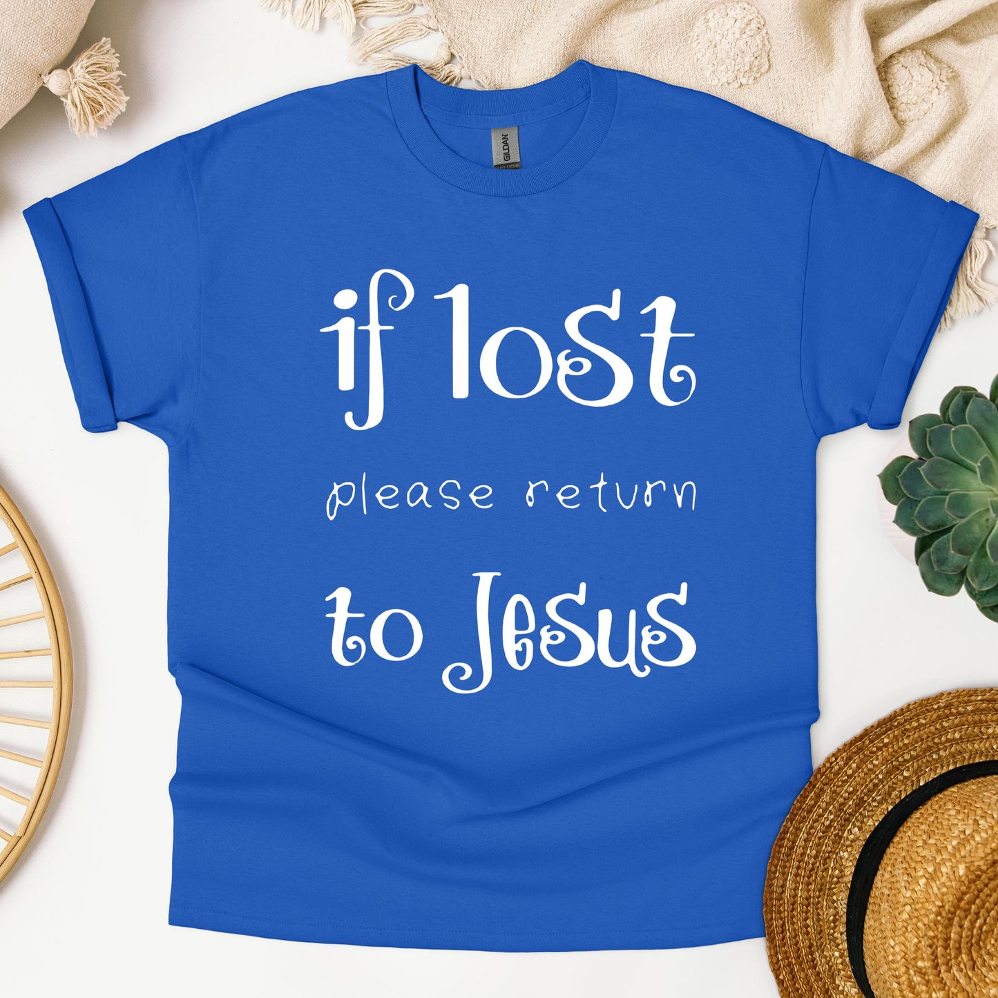 If Lost Please Return To Jesus