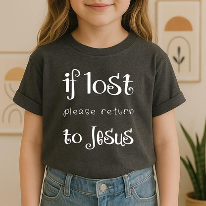 If Lost Please Return To Jesus
