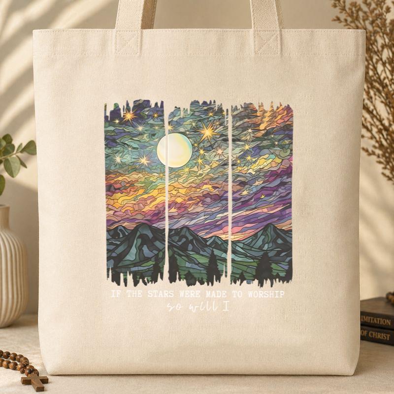 If The Stars Were Made To Worship So Will I 01 Tote Bag