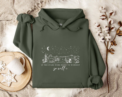If The Stars Were Made To Worship So Will I Hoodie
