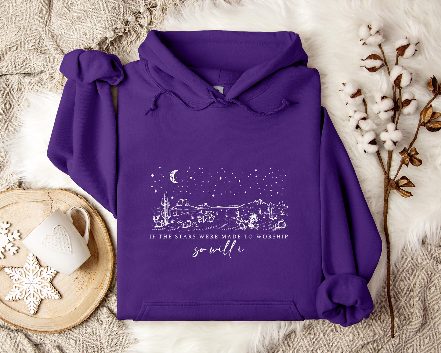 If The Stars Were Made To Worship So Will I Hoodie