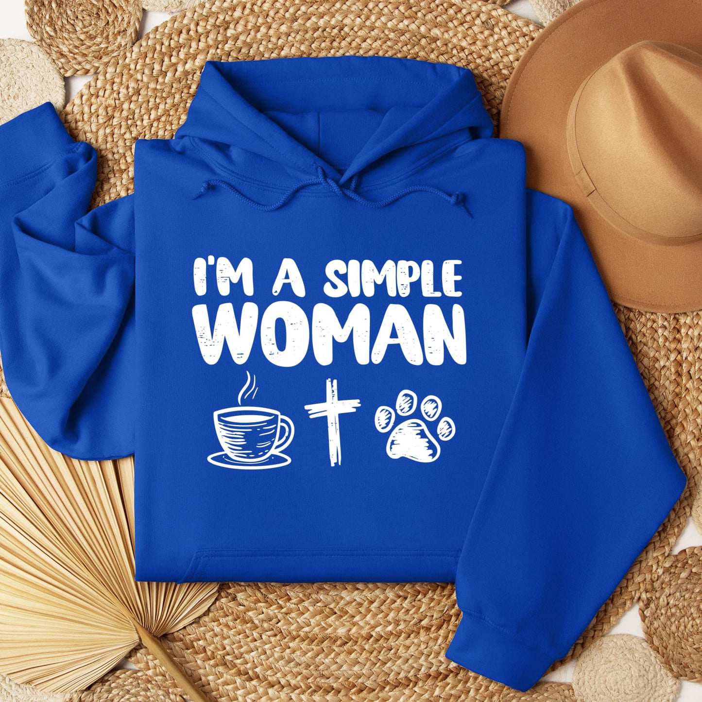 Im A Simple Woman Coffee Cross Dog Cat