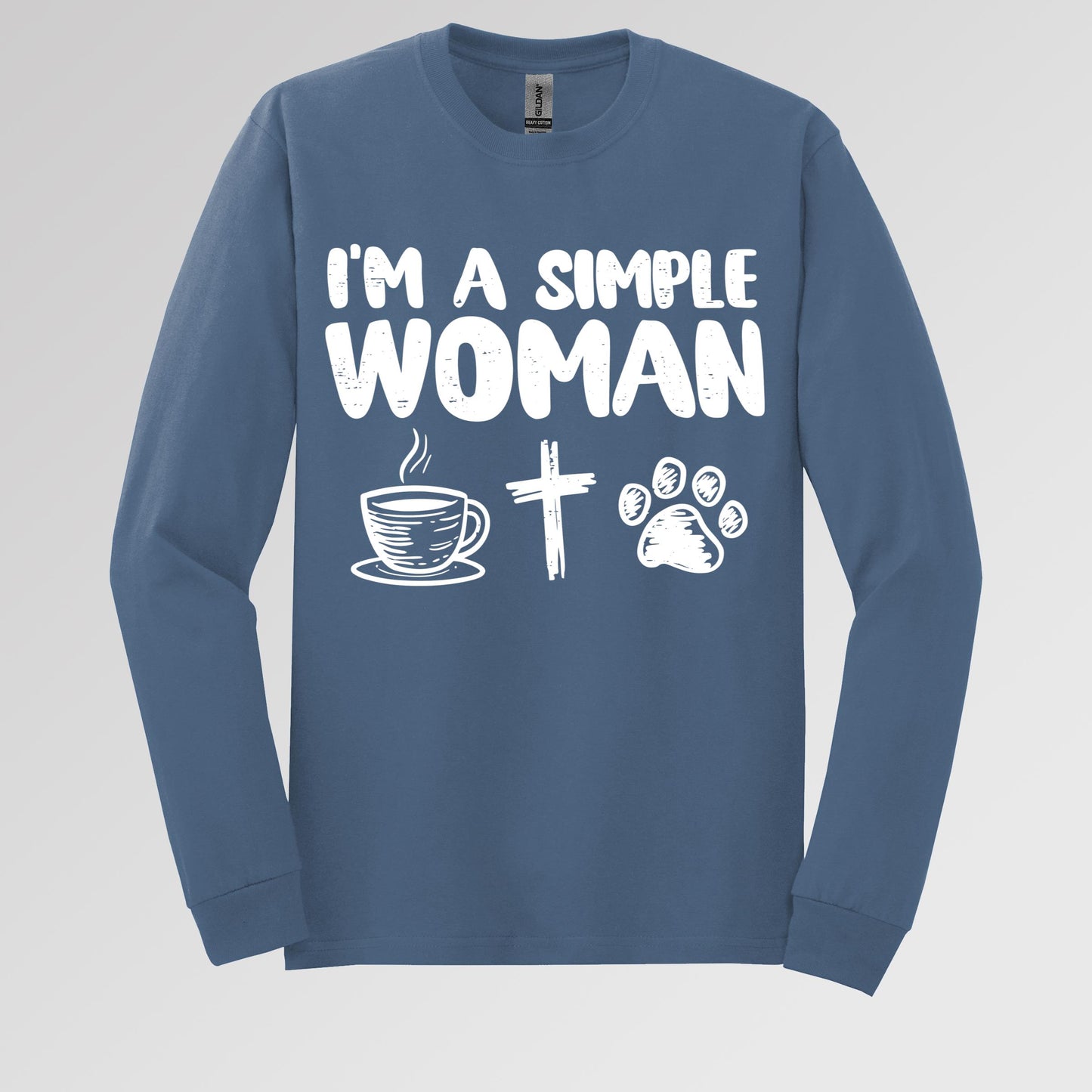 Im A Simple Woman Coffee Cross Dog Cat