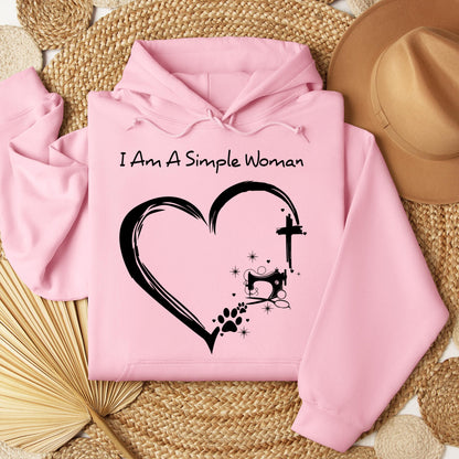 I'm A Simple Woman Cross Sewing Machine Dog Cat 01