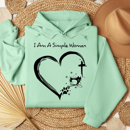 I'm A Simple Woman Cross Sewing Machine Dog Cat 01