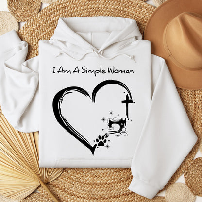 I'm A Simple Woman Cross Sewing Machine Dog Cat 01