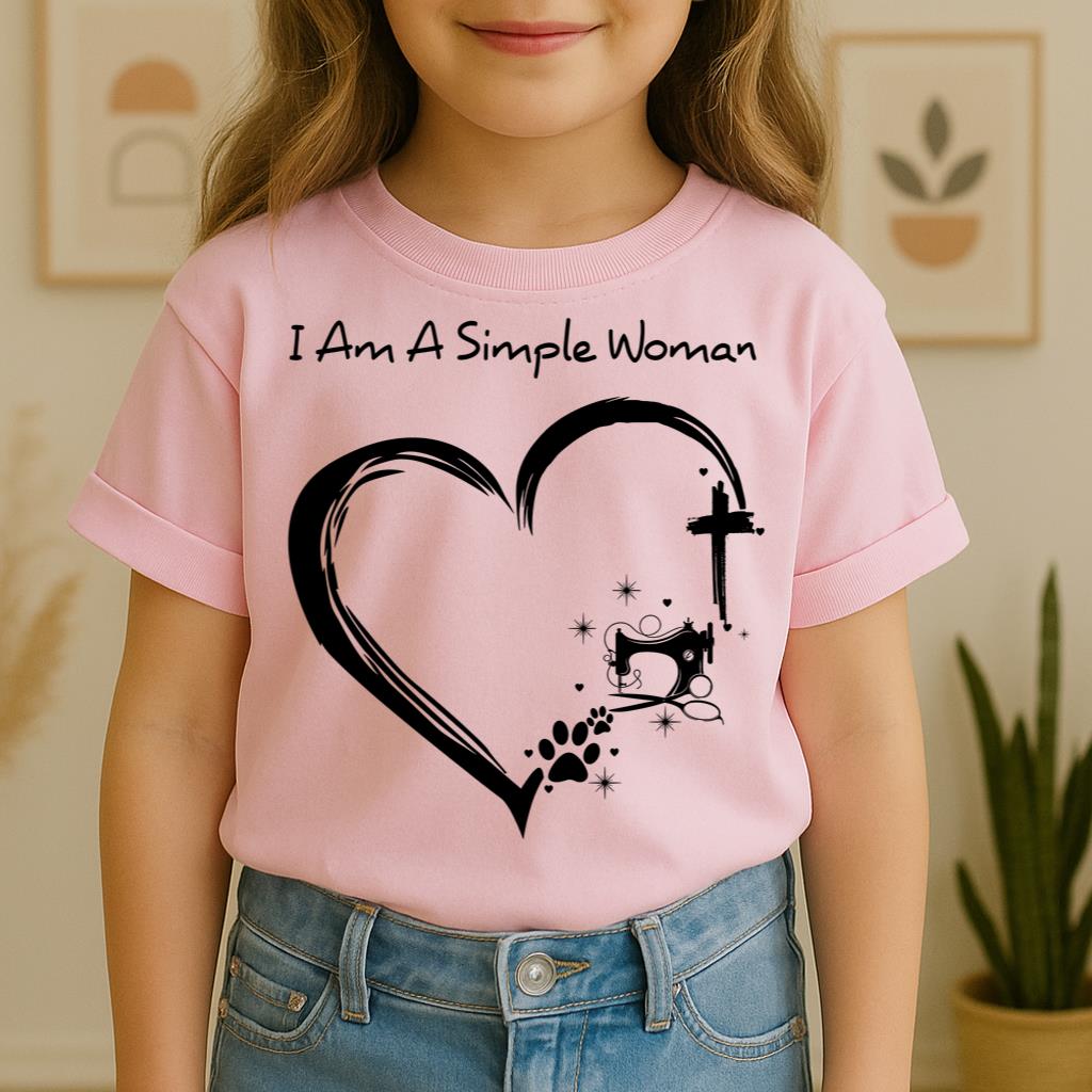 I'm A Simple Woman Cross Sewing Machine Dog Cat 01