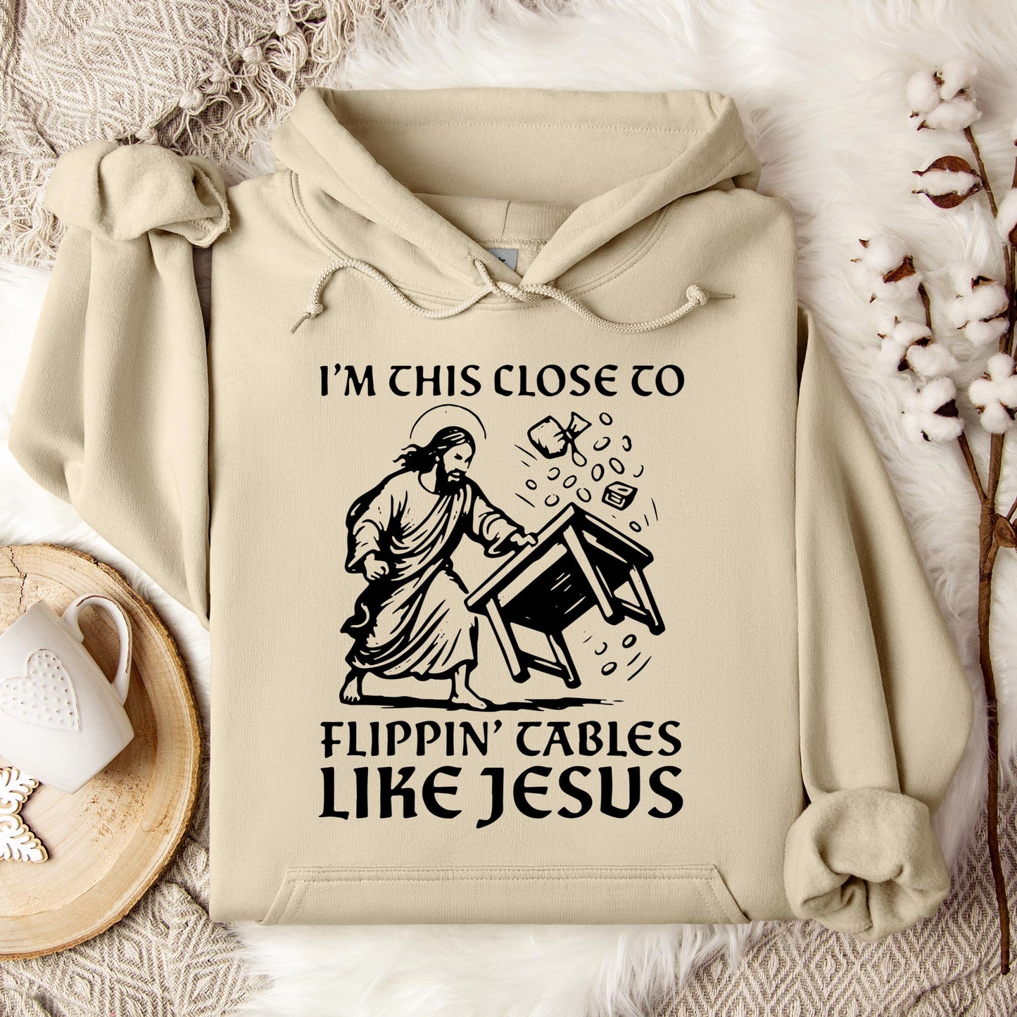 I'm This Close To Flippin' Cables Like Jesus Hoodie