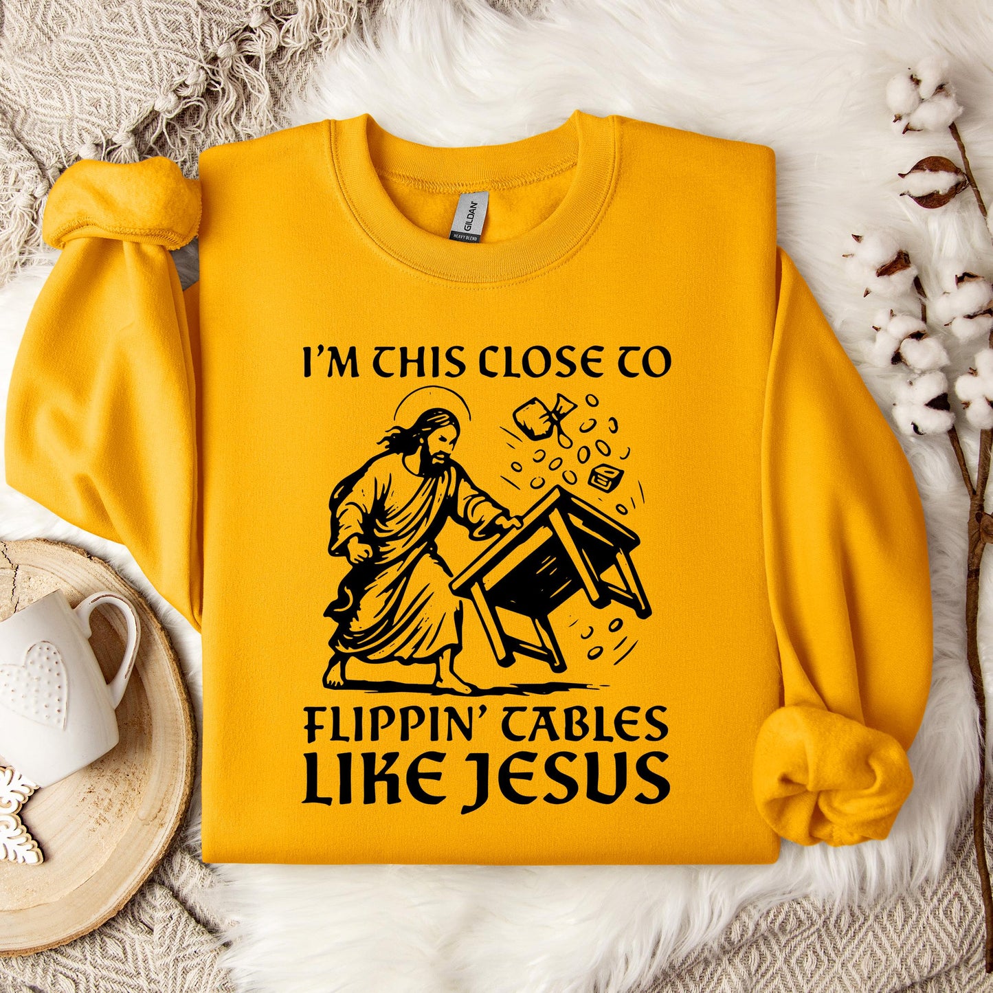 I'm This Close To Flippin' Cables Like Jesus Sweatshirt
