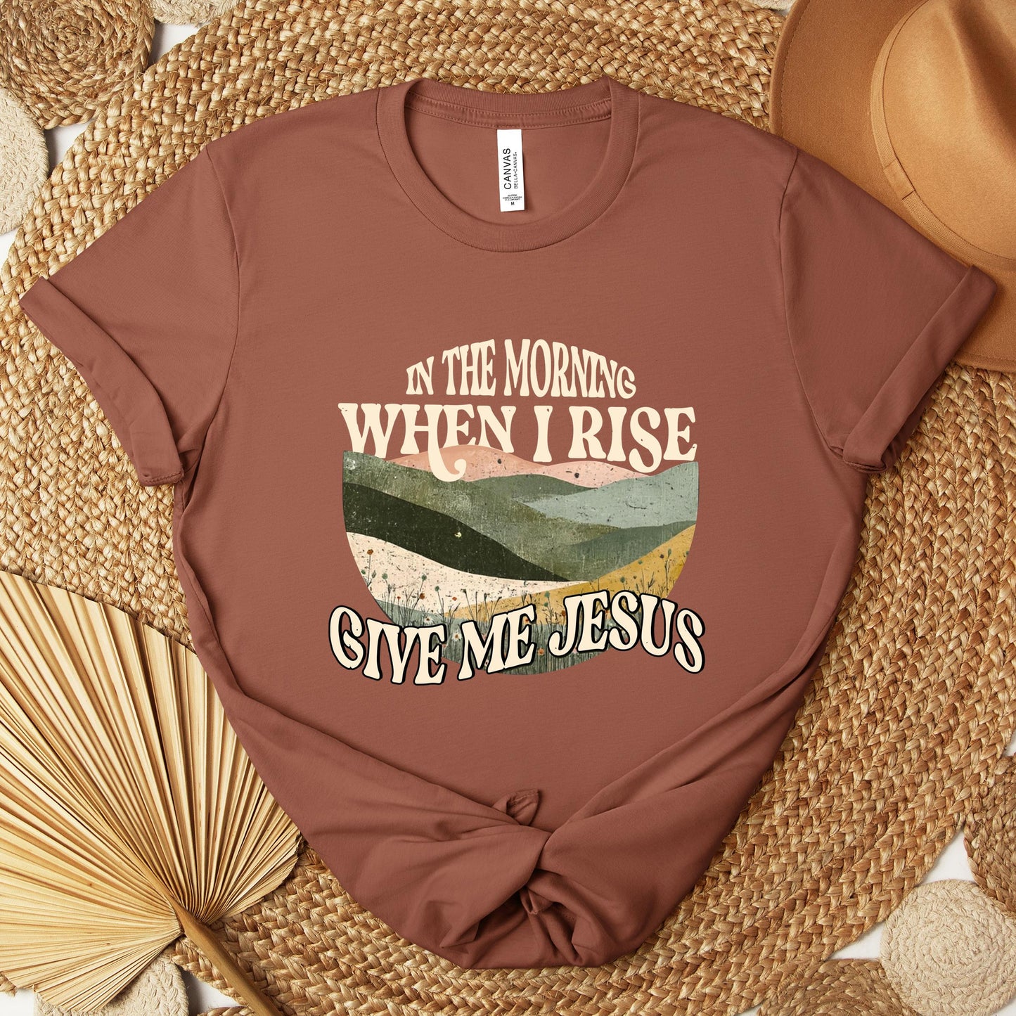 In The Morning When I Rise Give Me Jesus Premium T-shirt