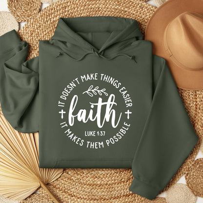 It Doesn't Make Things Easier It Makes Them Possible Faith Luke 1.37