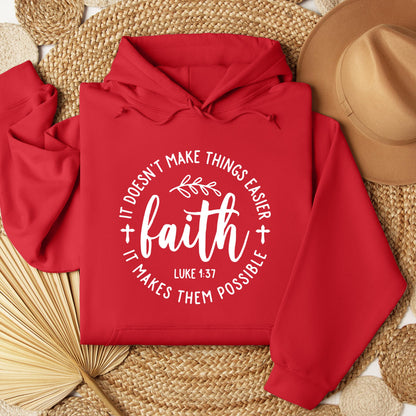 It Doesn't Make Things Easier It Makes Them Possible Faith Luke 1.37