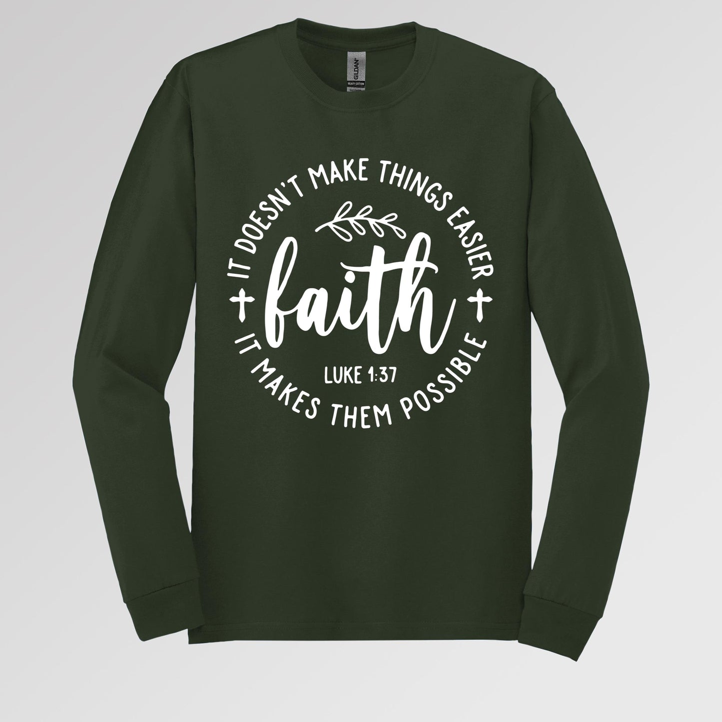 It Doesn't Make Things Easier It Makes Them Possible Faith Luke 1.37