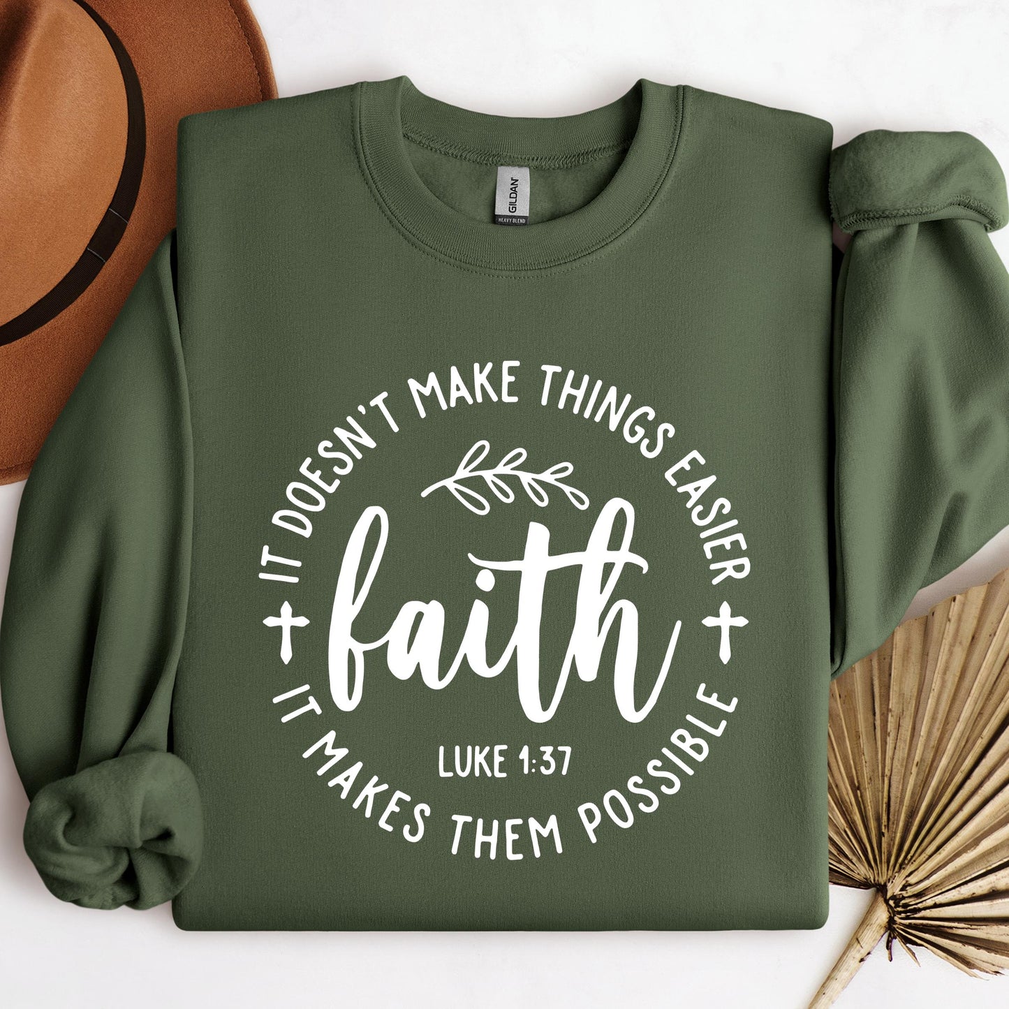 It Doesn't Make Things Easier It Makes Them Possible Faith Luke 1.37