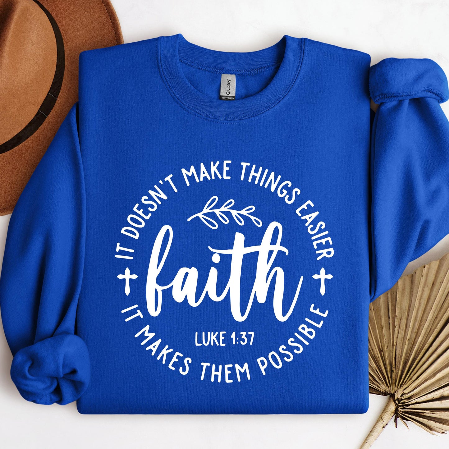 It Doesn't Make Things Easier It Makes Them Possible Faith Luke 1.37