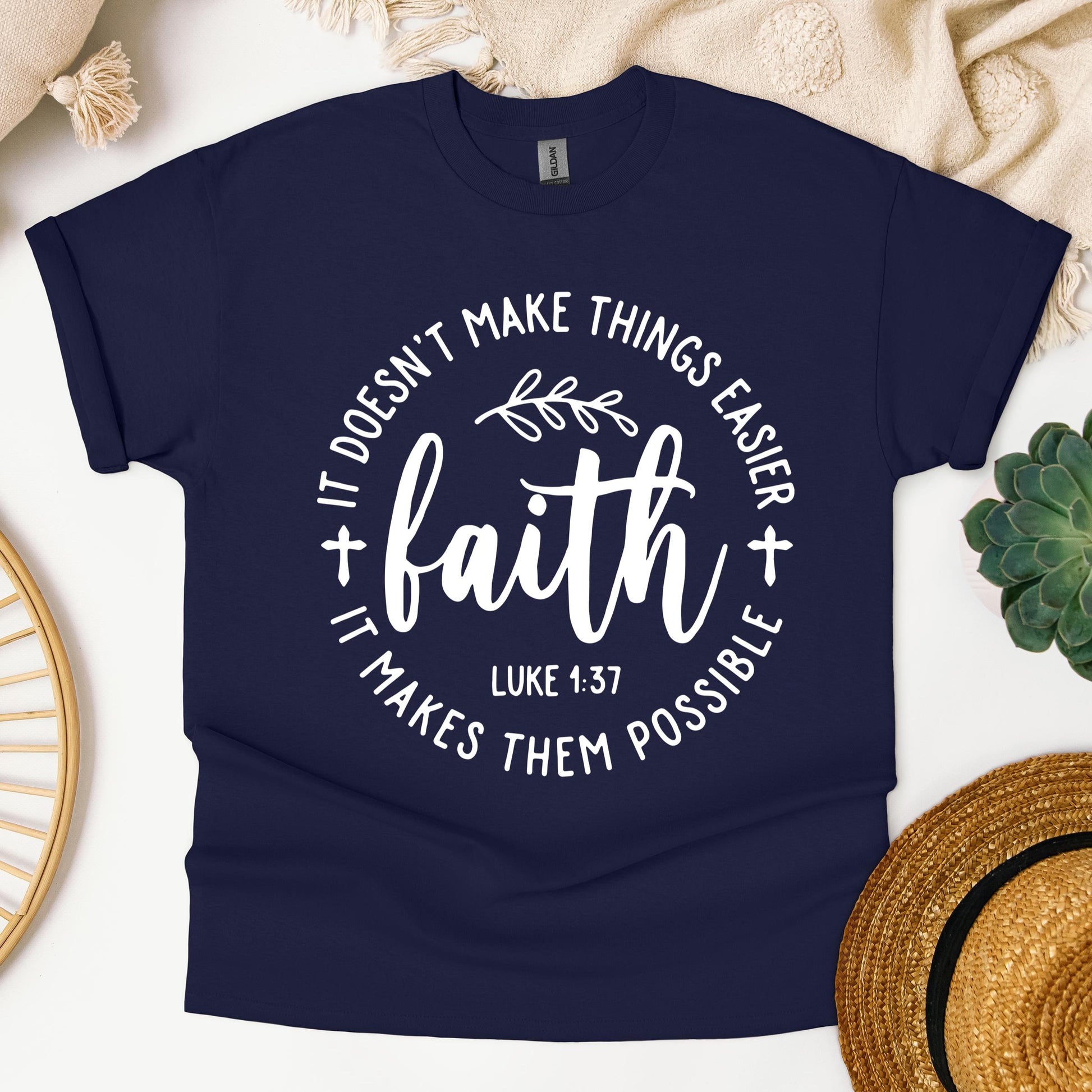 It Doesn't Make Things Easier It Makes Them Possible Faith Luke 1.37