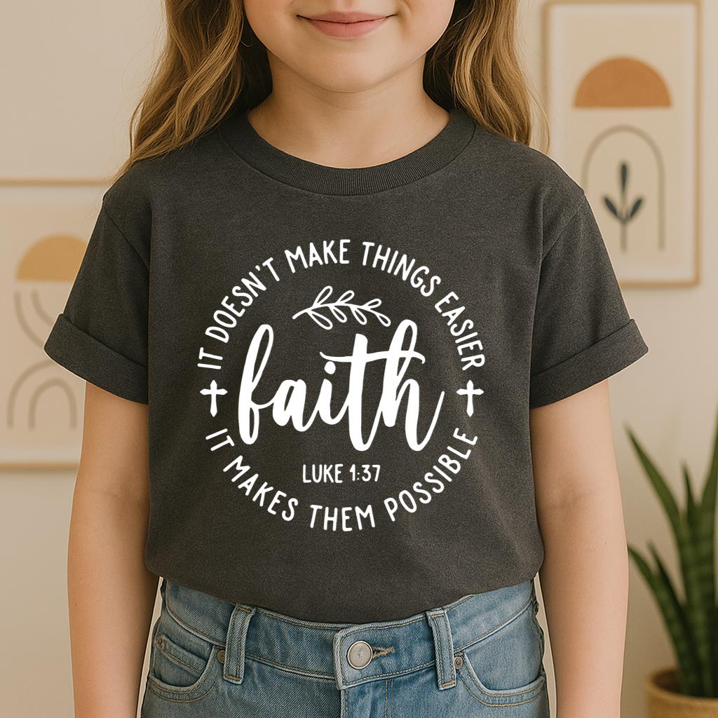 It Doesn't Make Things Easier It Makes Them Possible Faith Luke 1.37