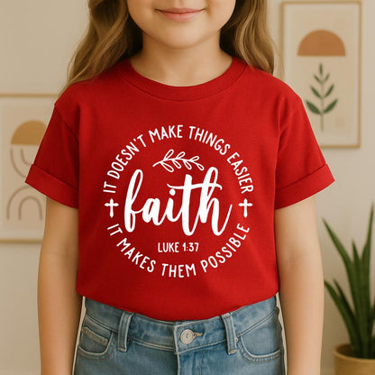 It Doesn't Make Things Easier It Makes Them Possible Faith Luke 1.37
