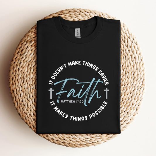 It Doesn't Make Things Easier It Makes Things Possible Faith Matthew 17.20