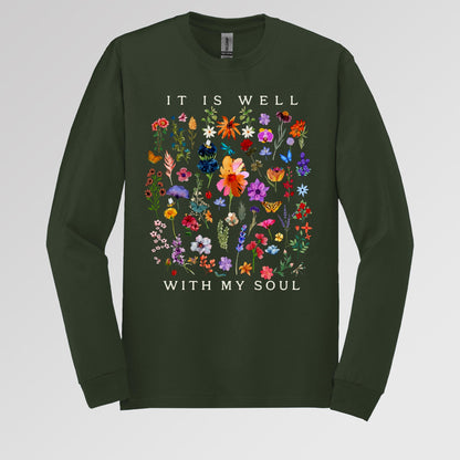 It Is Well With My Soul 02 Long Sleeve T-Shirt