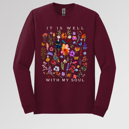 It Is Well With My Soul 02 Long Sleeve T-Shirt