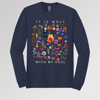 It Is Well With My Soul 02 Long Sleeve T-Shirt