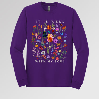 It Is Well With My Soul 02 Long Sleeve T-Shirt