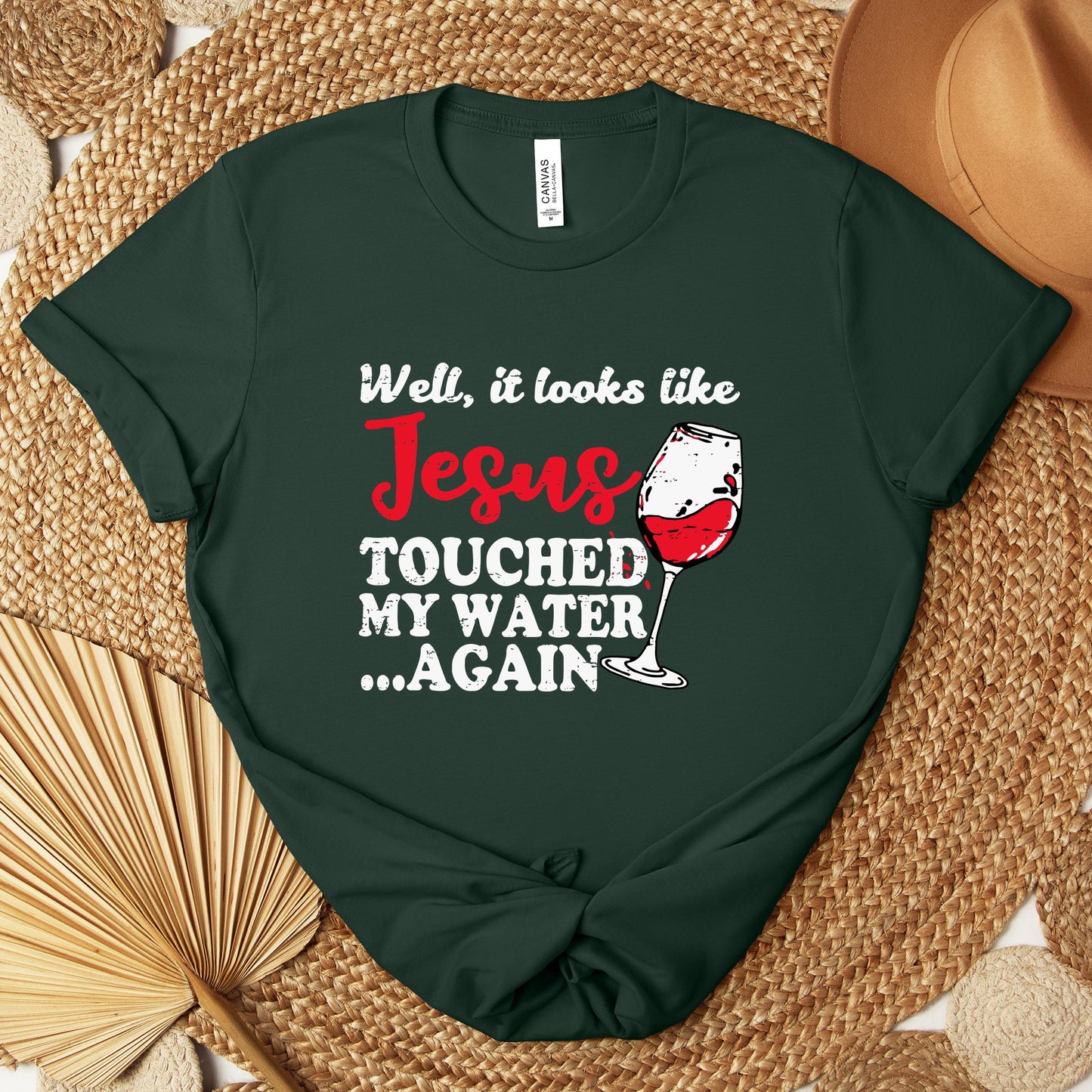 It Looks Like Jesus Touched My Water Again Premium T-shirt