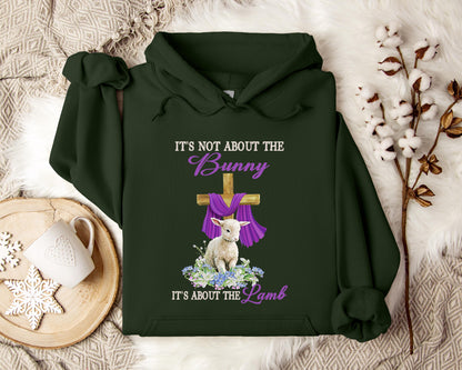 It's Not About The Bunny It's About The Lamb Hoodie