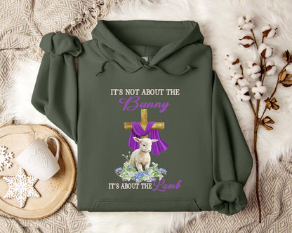 It's Not About The Bunny It's About The Lamb Hoodie