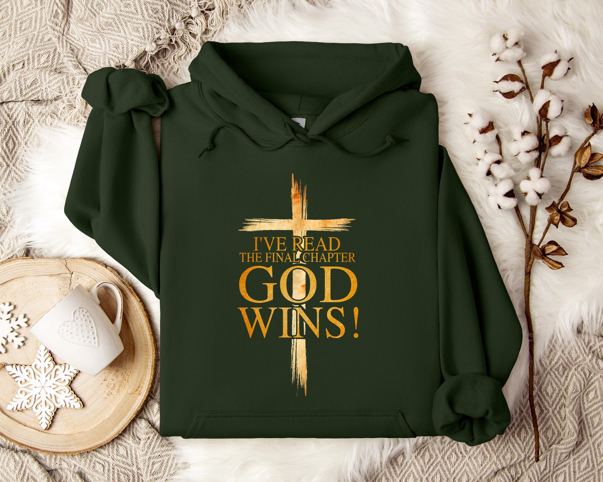 I've Read The Final Chapter God Wins Hoodie