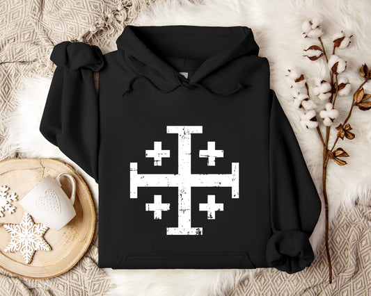 Jerusalem Cross Hoodie