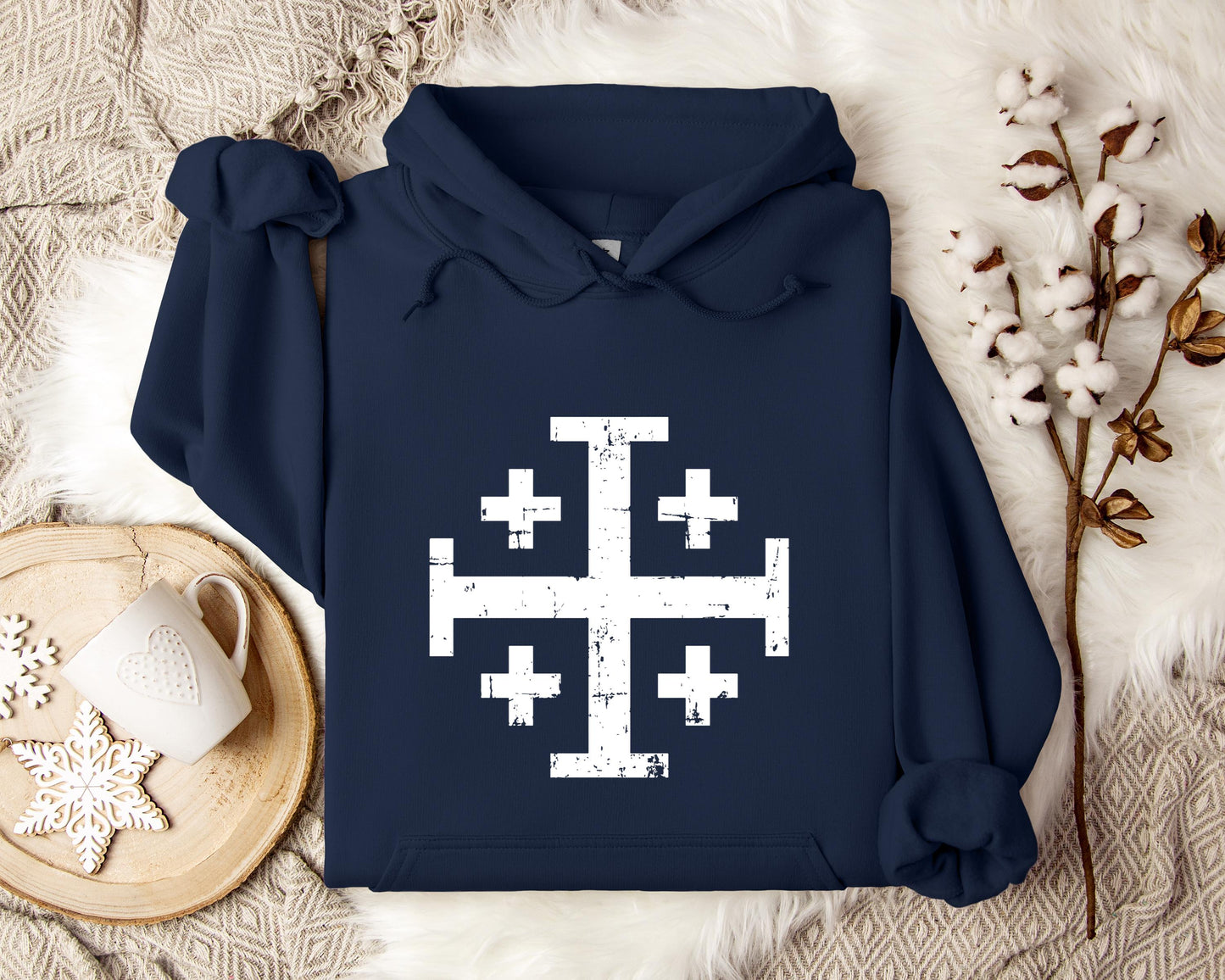 Jerusalem Cross Hoodie