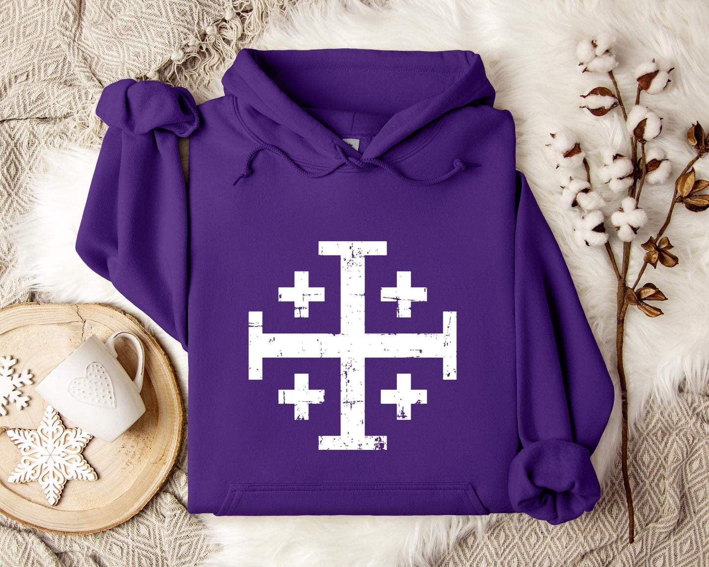 Jerusalem Cross Hoodie