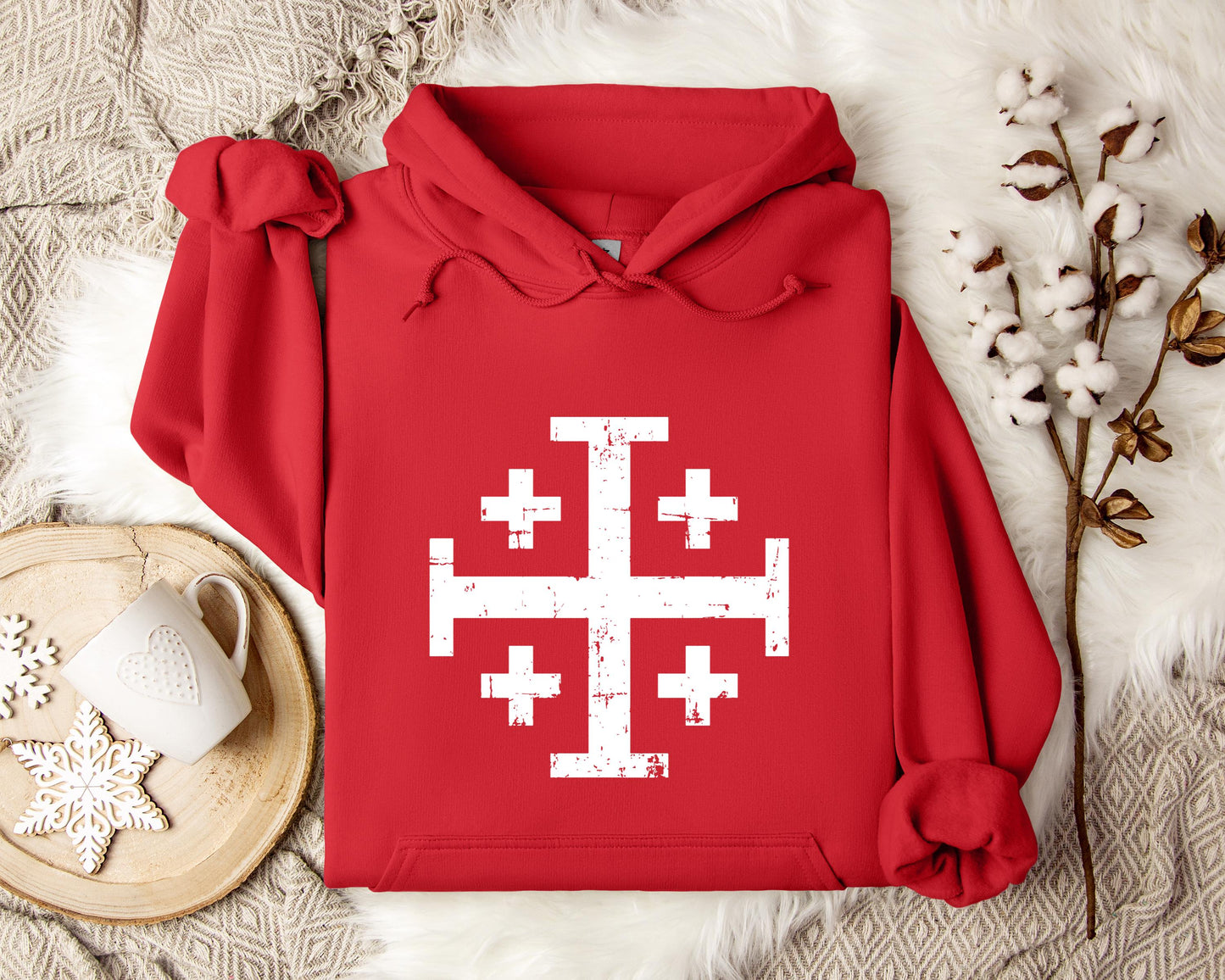 Jerusalem Cross Hoodie