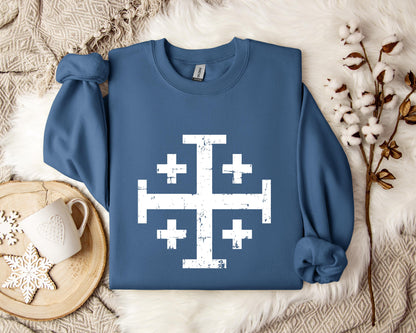Jerusalem Cross Sweatshirt